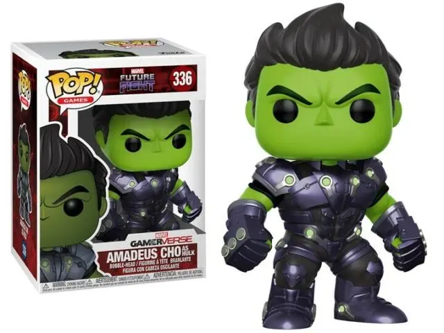 Funko Pop! Games - Marvel Gamerverse #336 - Future Fight- Amadeus Cho (As Hulk) Vinyl Figure 1