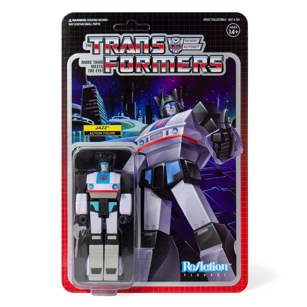 Super7 Reaction Figures - Transformers - Jazz Action Figure (80041) 1