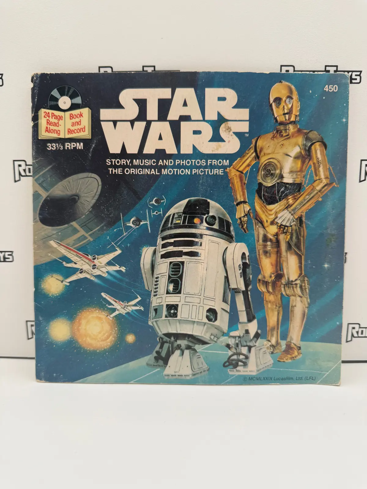 Buena Vista Records Star Wars 24 Page Read-Along Book And Record 1