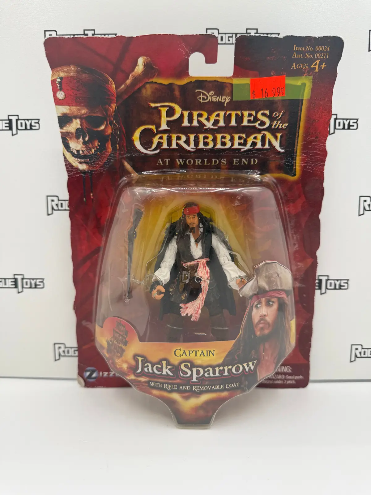 Zizzle Disney Pirates Of The Caribbean: At World’S End Captain Jack Sparrow 1