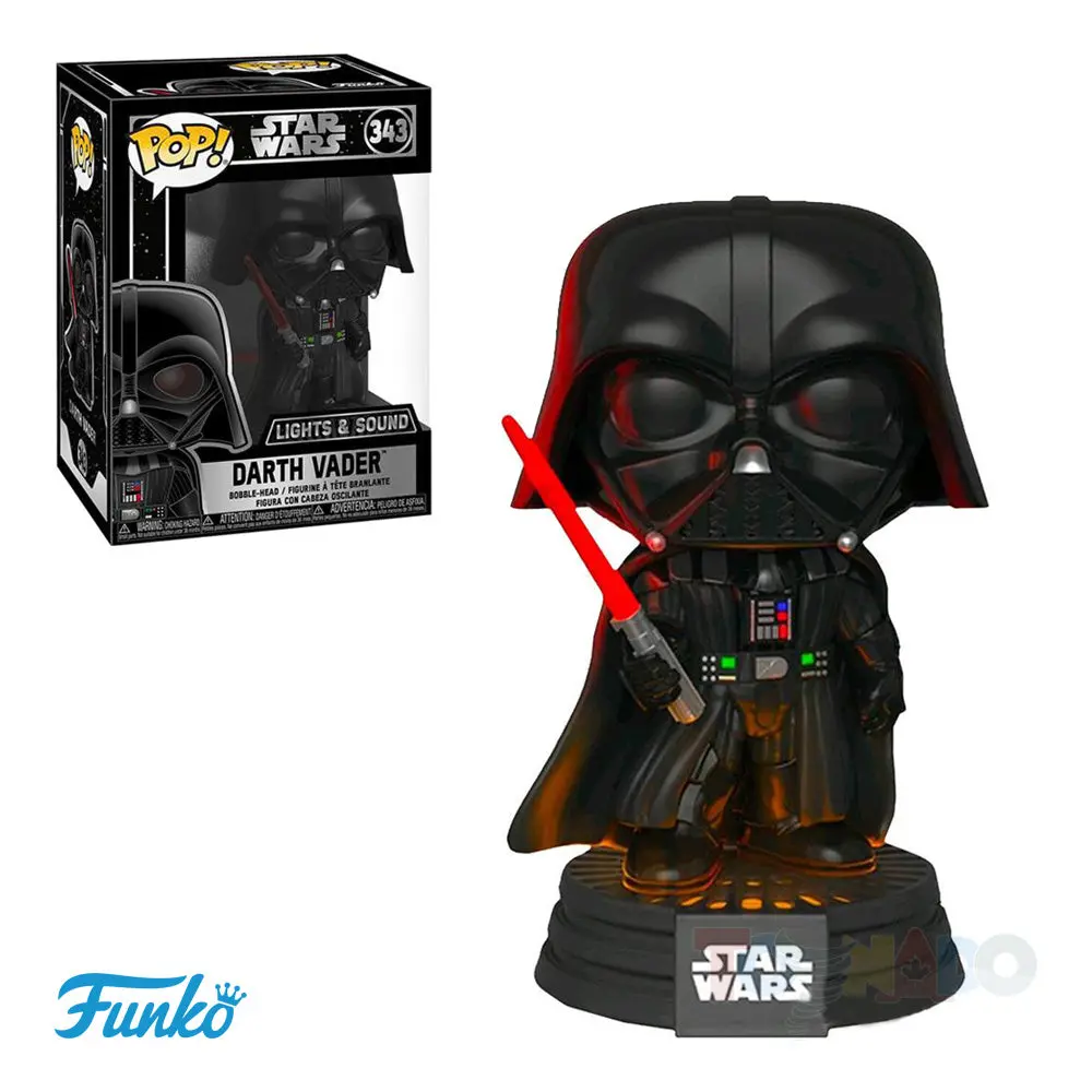 Funko Pop! Star Wars #343 - Darth Vader (Electronic Lights & Sound) Vinyl Figure (35519) Last One! 1