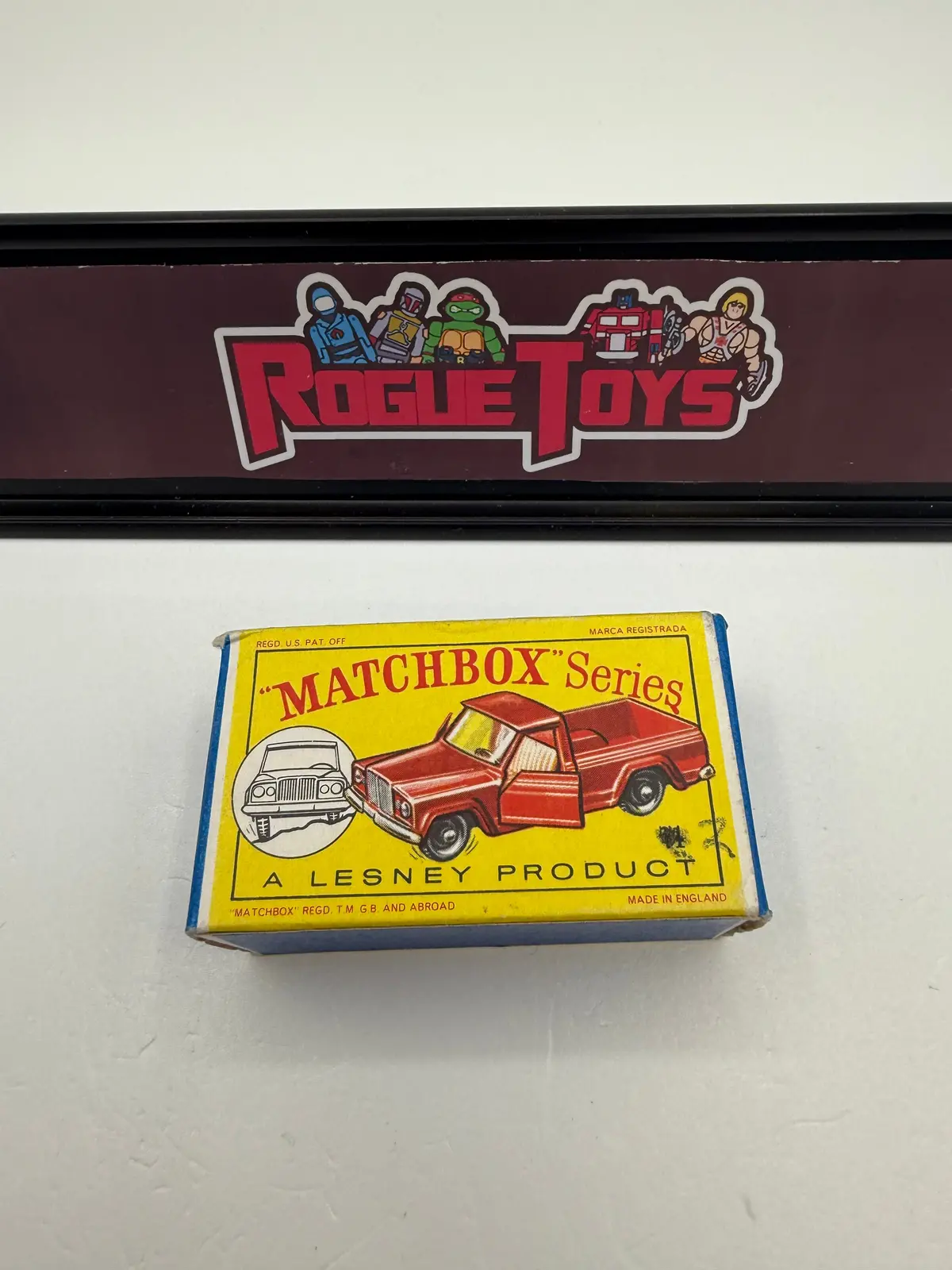 Lesney Matchbox Series 71 Jeep Gladiator Pick-Up Truck (Empty Box) 1
