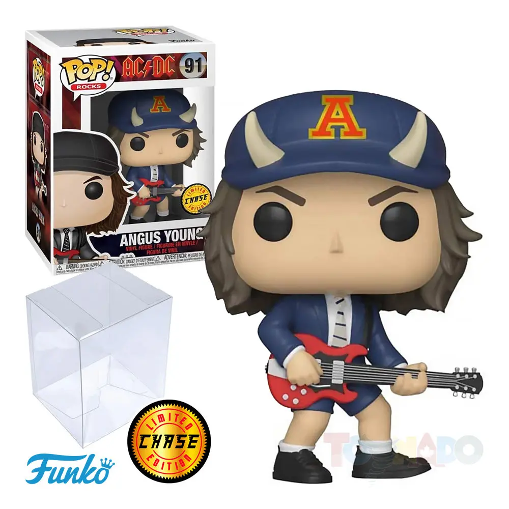 Funko Pop! Rocks - Ac/Dc #91 - Angus Young (Chase) Vinyl Figure (36318-C) Low Stock 1