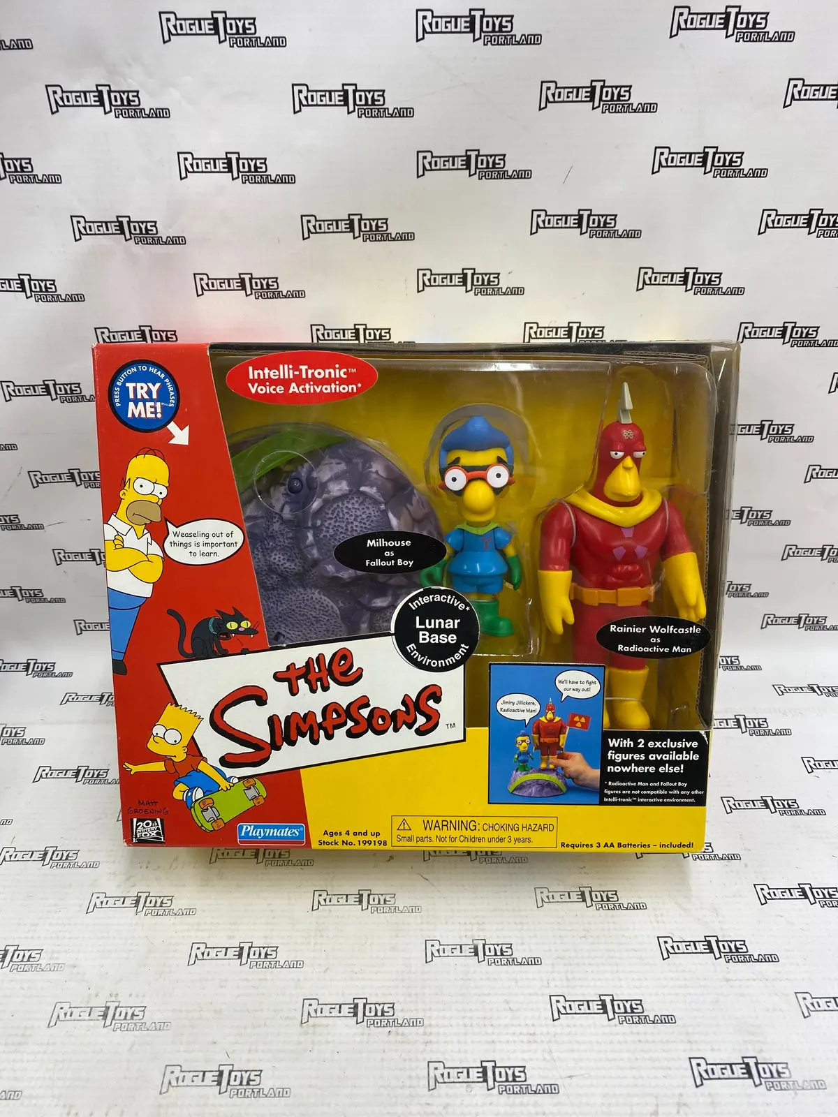 The Simpsons World Of Springfield Radioactive Man And Fallout Boy Lunar Base Playset 1