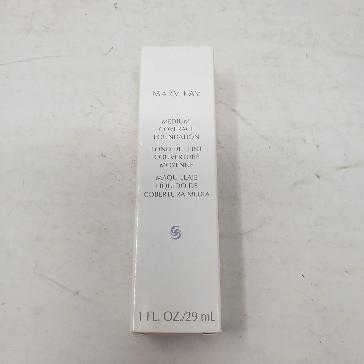 Marykay Medium Coverage Foundation Ivory 100 Gray Wide Cap Discontinued 1 Fl Oz 1