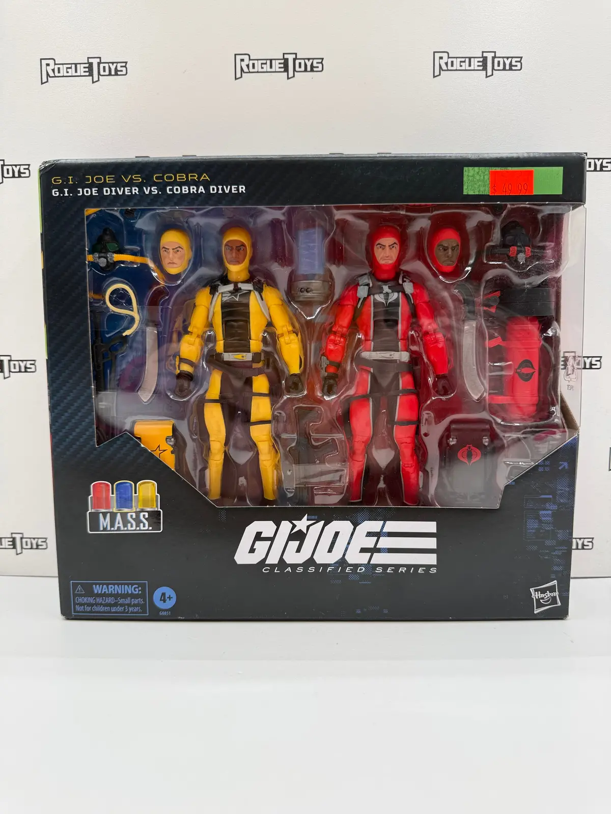 Hasbro G.I. Joe Classified Series M.A.S.S. G.I. Joe Vs. Cobra G.I. Joe Diver Vs. Cobra Diver 1