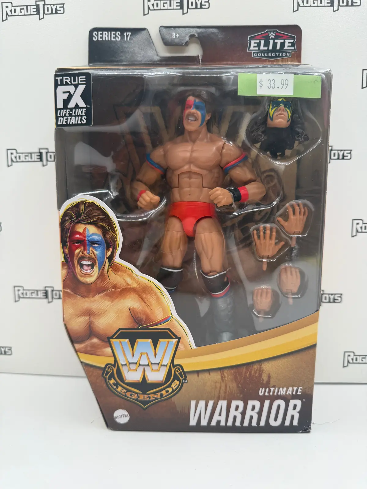 Mattel Wwe Elite Collection Legends Series 17 Ultimate Warrior (Target Exclusive) 1