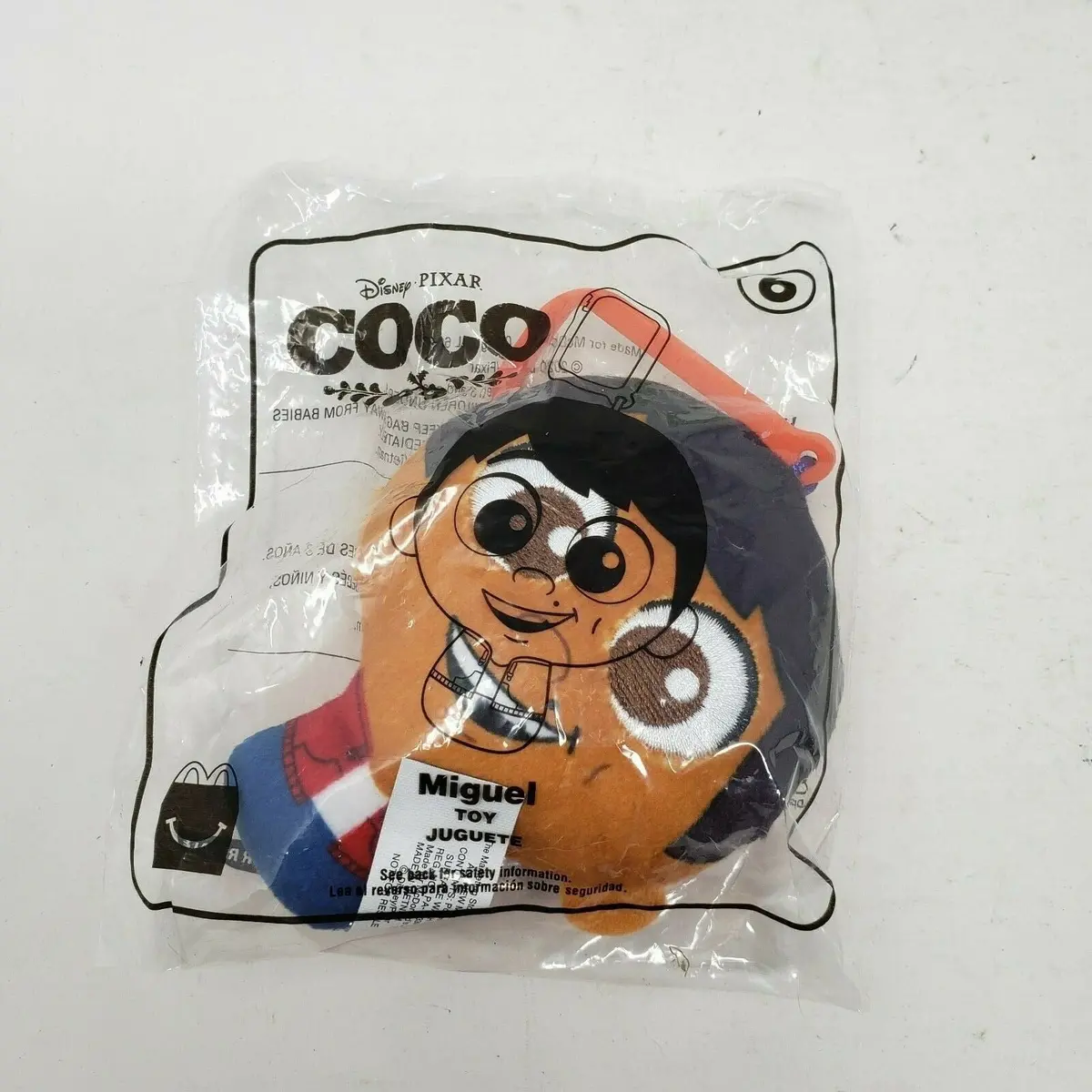 2020 Mcdonald’S Happy Meal Disney Pixar Coco Miguel #6 Plush Stuffed Key Toy 1
