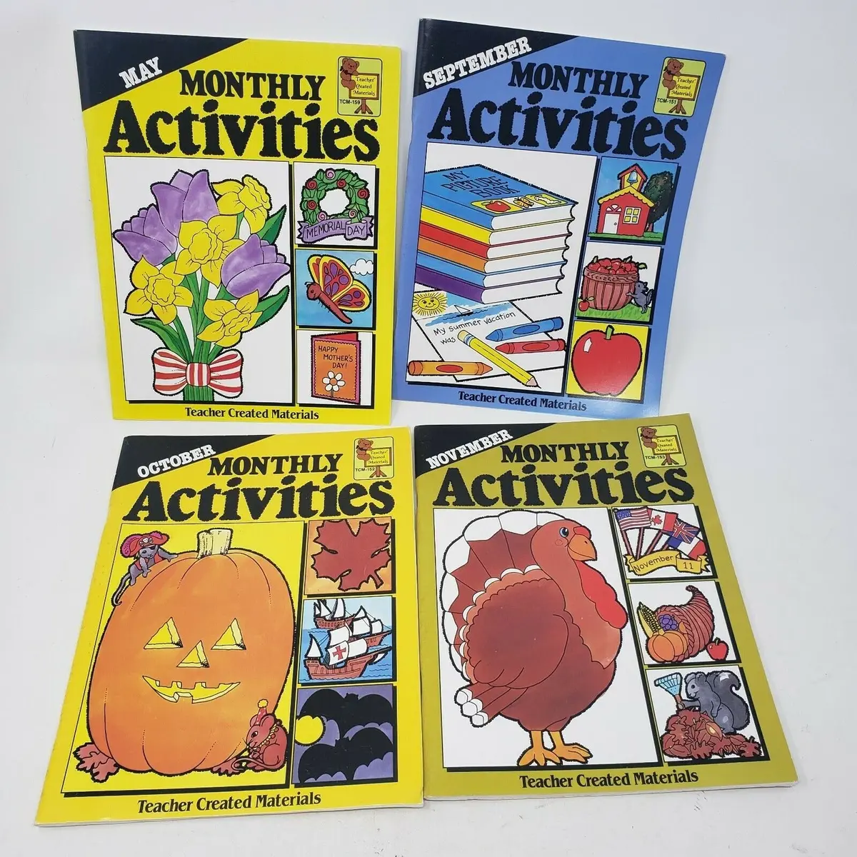 Teacher Created Materials Monthly Activities Vintage 1980S Children Books Lot 4 1