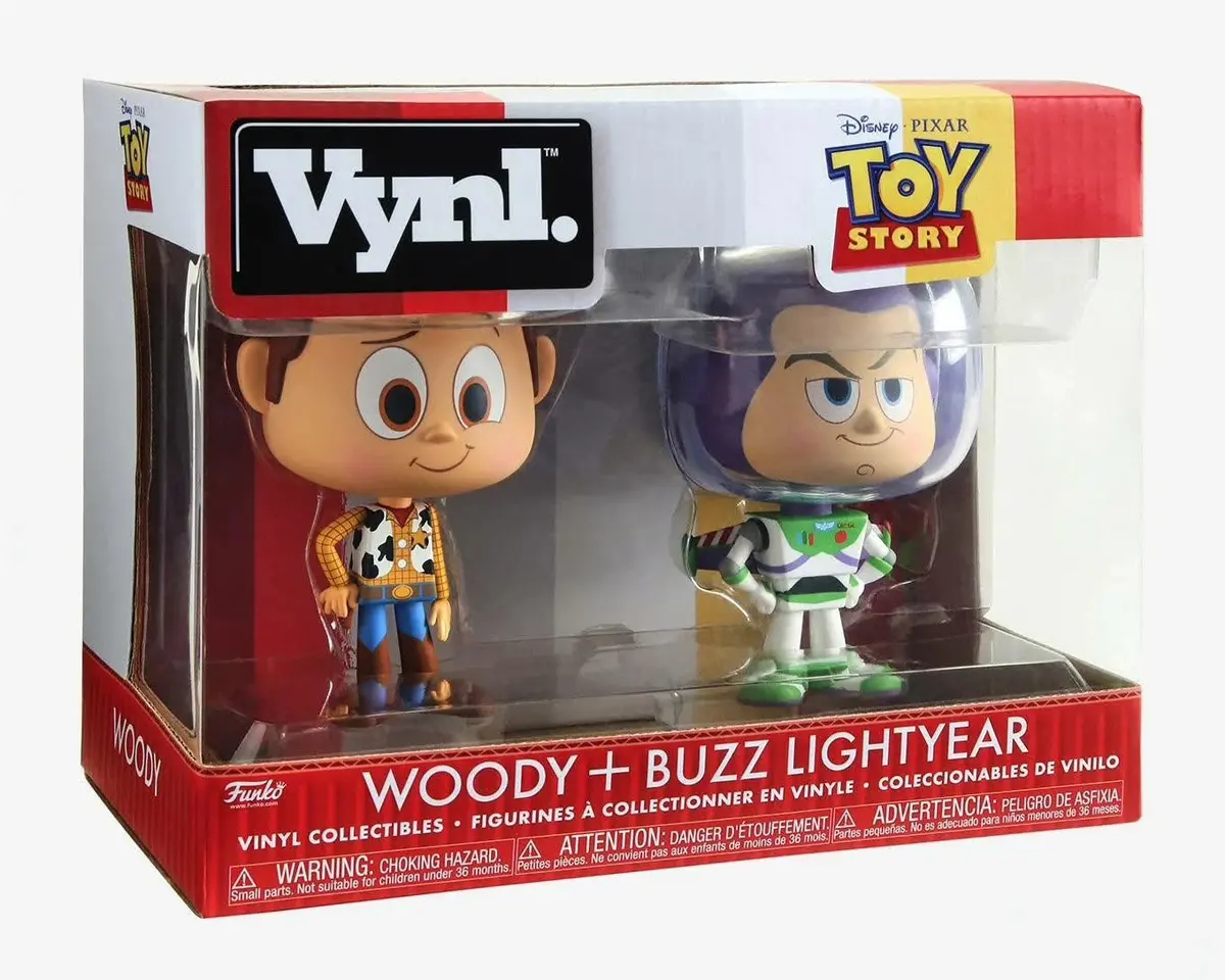 Funko - Vynl - Disney-Pixar - Toy Story (1995) - Woody & Buzz Lightyear Vinyl Figures 2-Pack (37005) Low Stock 1