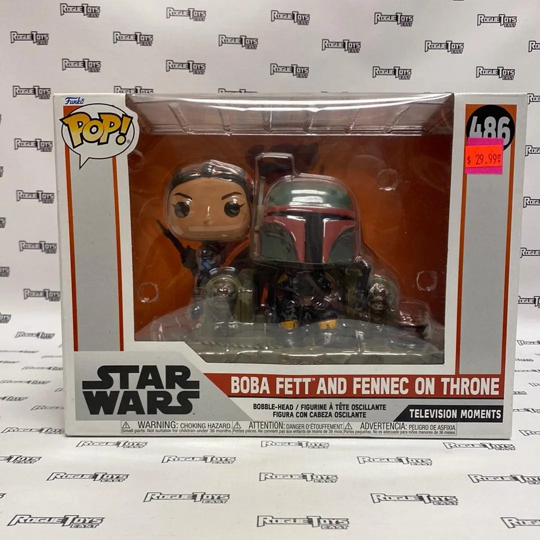 Funko Pop! Television Moments Star Wars Boba Fett And Fennec On Throne 1