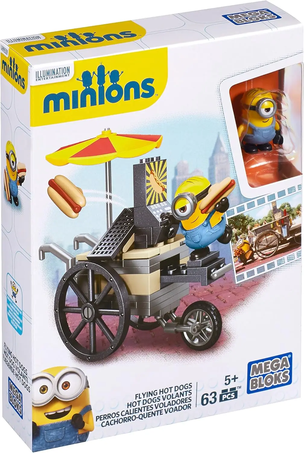 Mega Bloks - Minions - Flying Hot Dogs Building Toy (38020) Last One! 1
