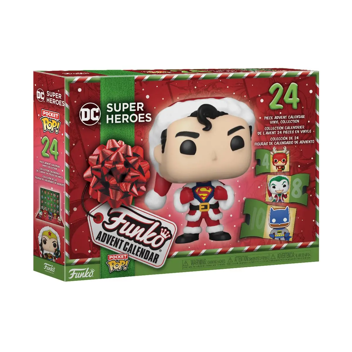 Funko - Dc Super Heroes - Pocket Pop! 24 Day Advent Calendar (2023) Vinyl Figures (73077) Low Stock 1