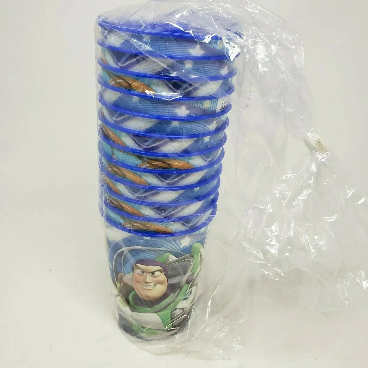 Toy Story Game Time Hallmark Party Plastic Souvenir Cup Blue Woody Buzz 12 Pack 1