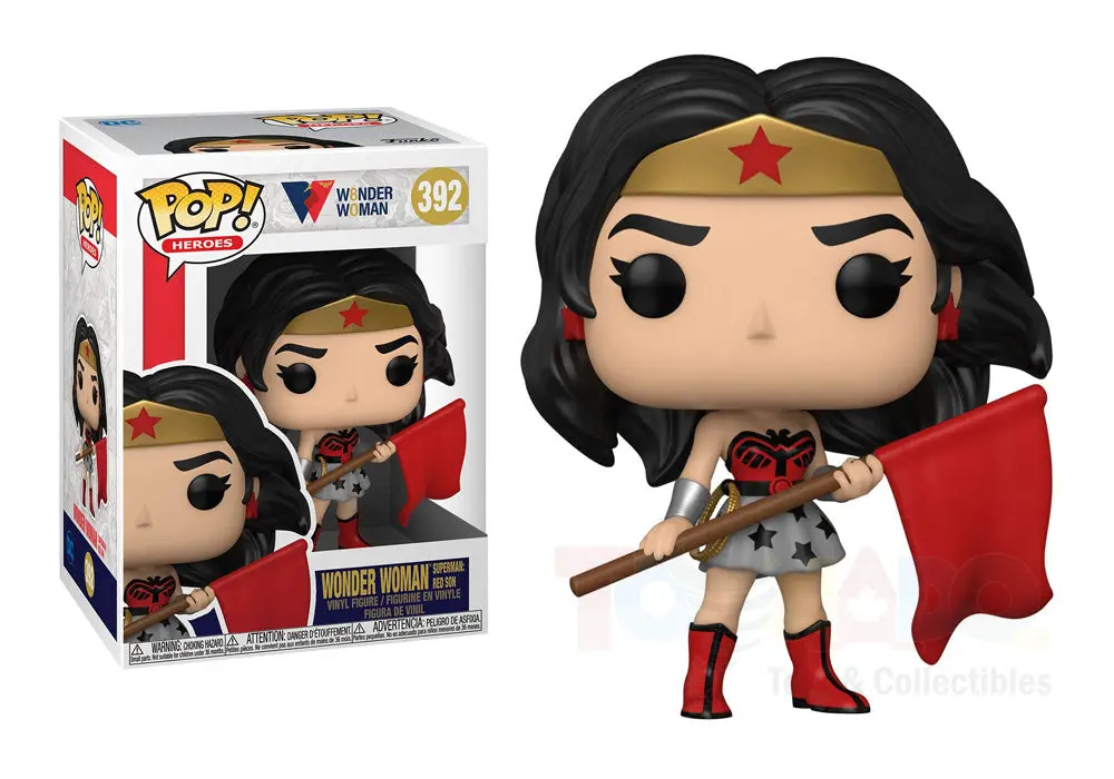 Funko Pop! Heroes #392 - Wonder Woman 80 - Wonder Woman (Superman: Red Son) Vinyl Figure 1
