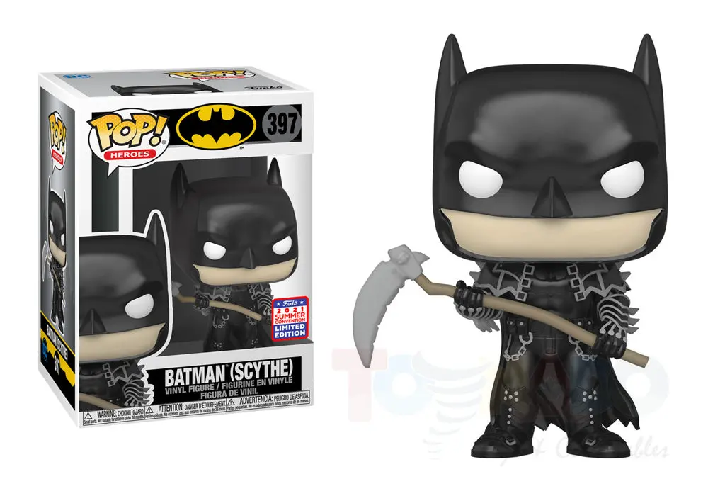 Funko Pop! Heroes #397 - 2021 Summer Convention Batman (Scythe) Exclusive Vinyl Figure (55512) 1