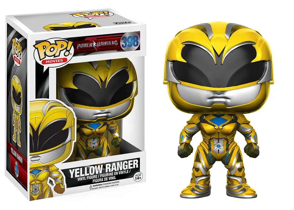 Funko Pop! Movies - Power Rangers #398 - Yellow Ranger Vinyl Figure Last One! 1