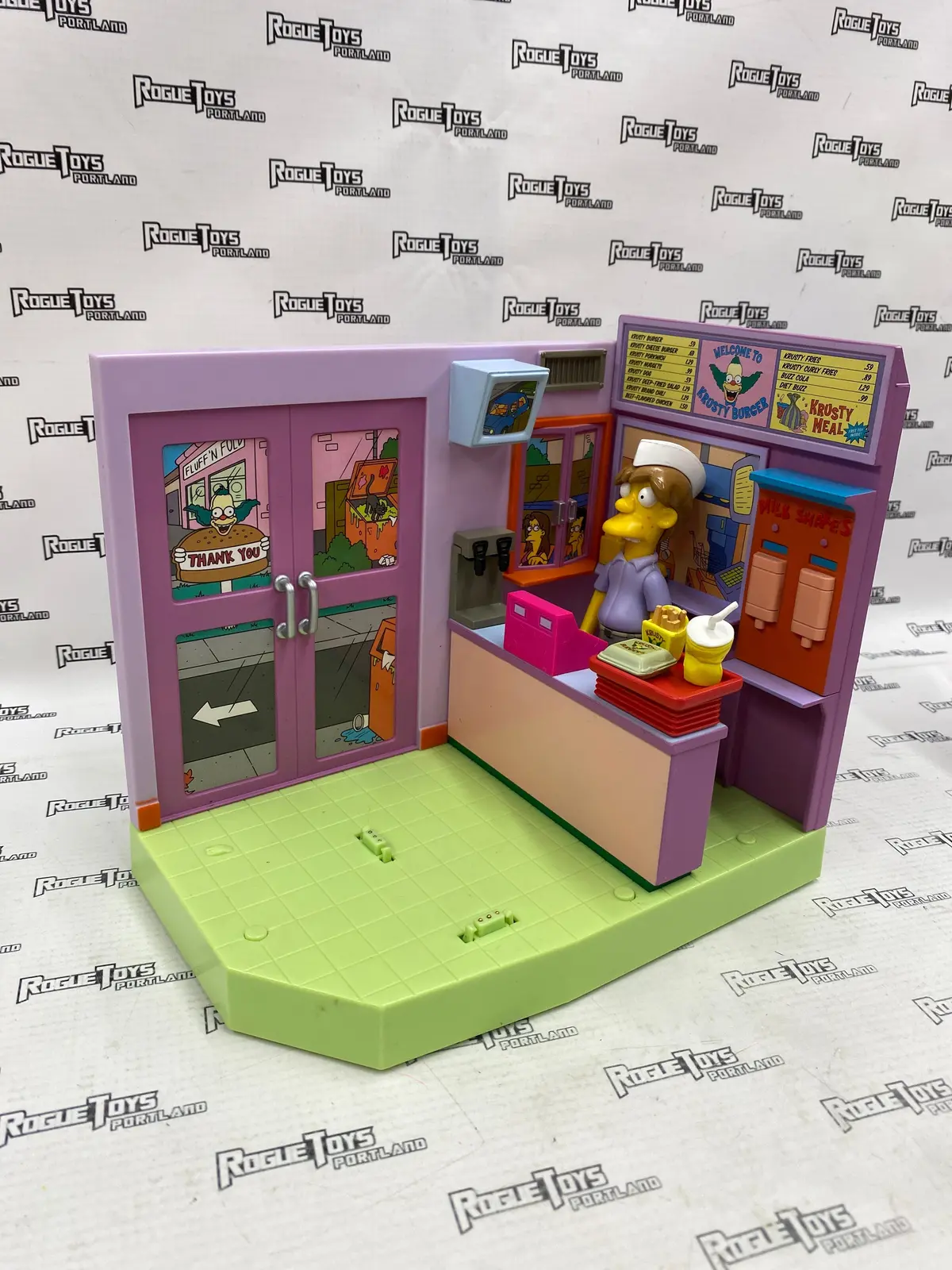 The Simpsons World Of Springfield Krusty Burger Playset 1