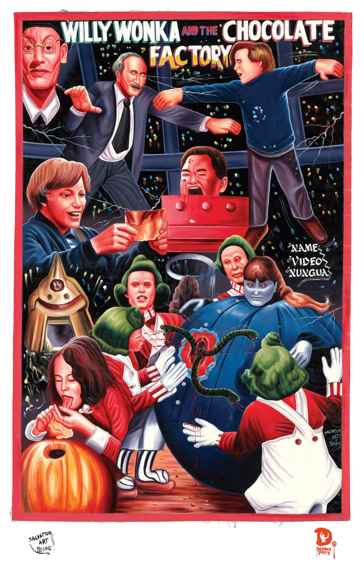 Willy Wonka And The Chocolate Factory (High Quality Print) - Stoger 1
