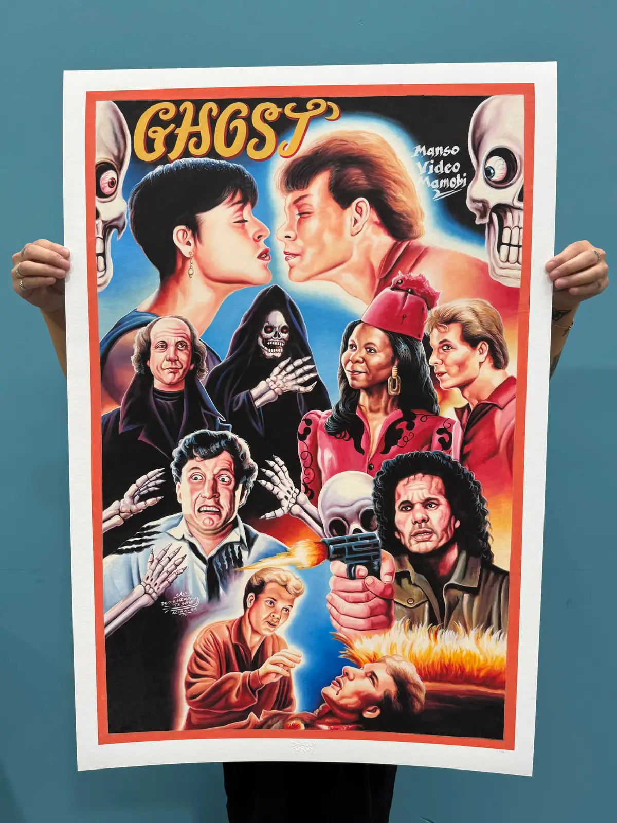 Ghost - Limited Edition Archival Giclée Print From Static Medium By Heavy J 1