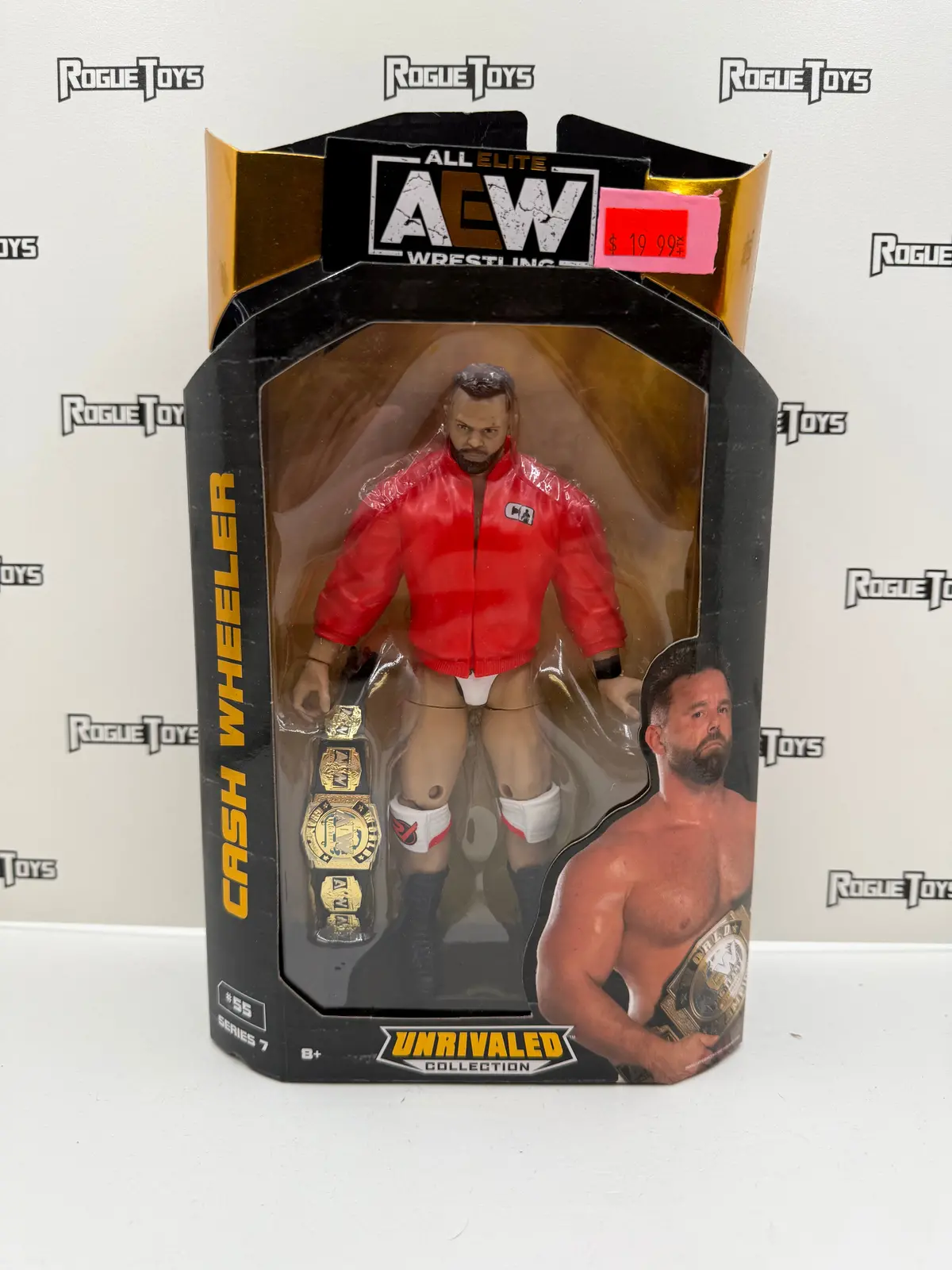 Jazwares Aew Unrivaled Collection Series 7 Cash Wheeler #55 1