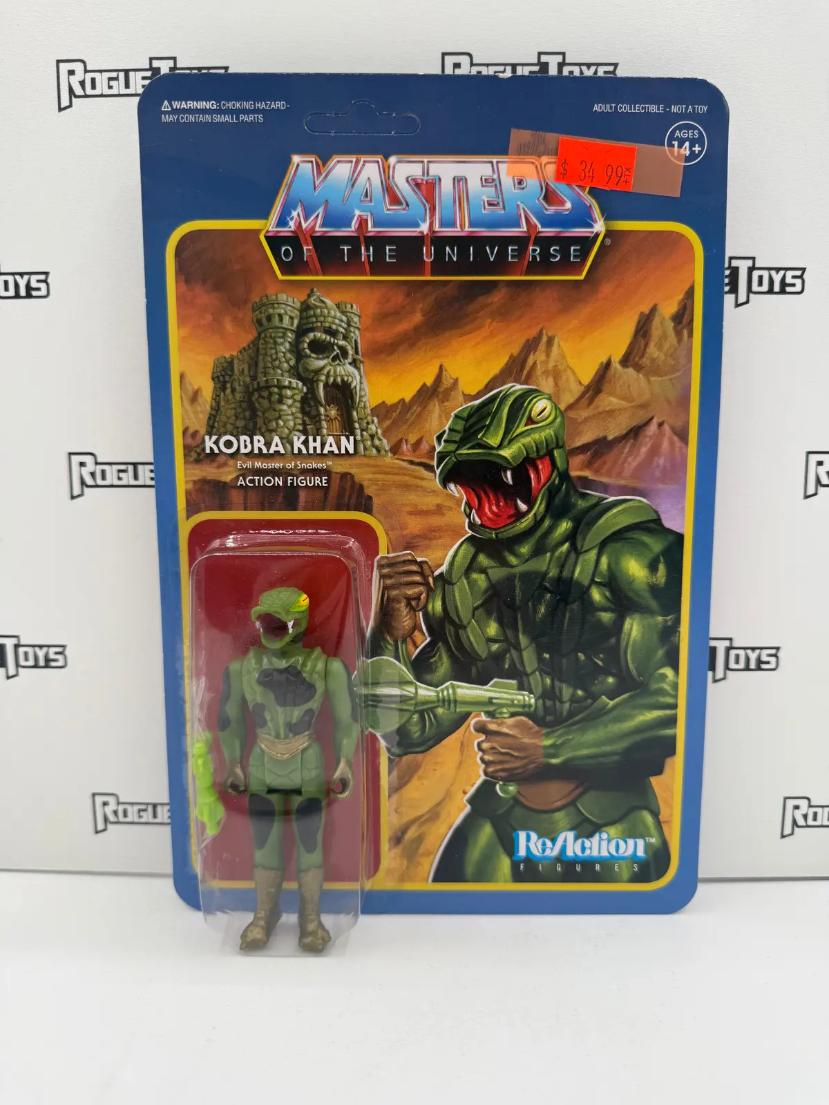 Super7 Reaction Figures Masters Of The Universe (Motu) Kobra Khan 1