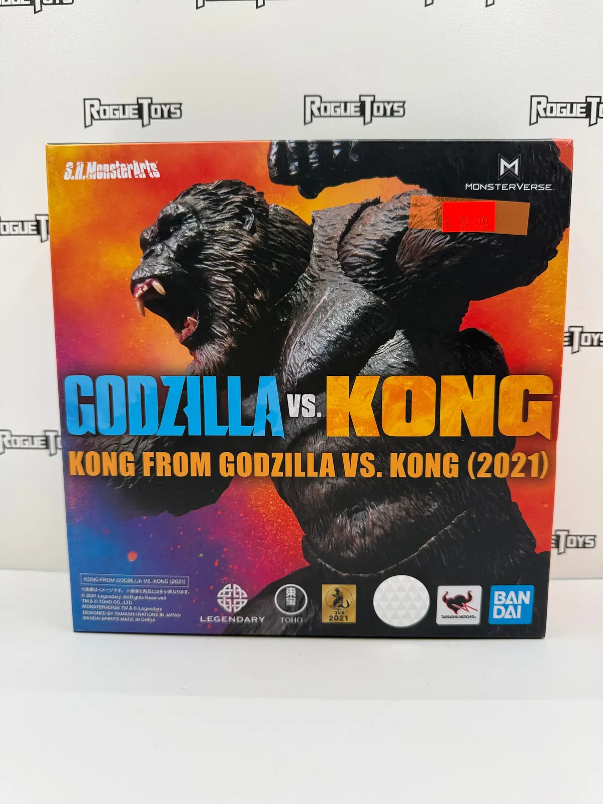 Bandai Tamashii Nations S.H.Monsterarts Monsterverse Godzilla Vs. Kong (2021) Kong 1