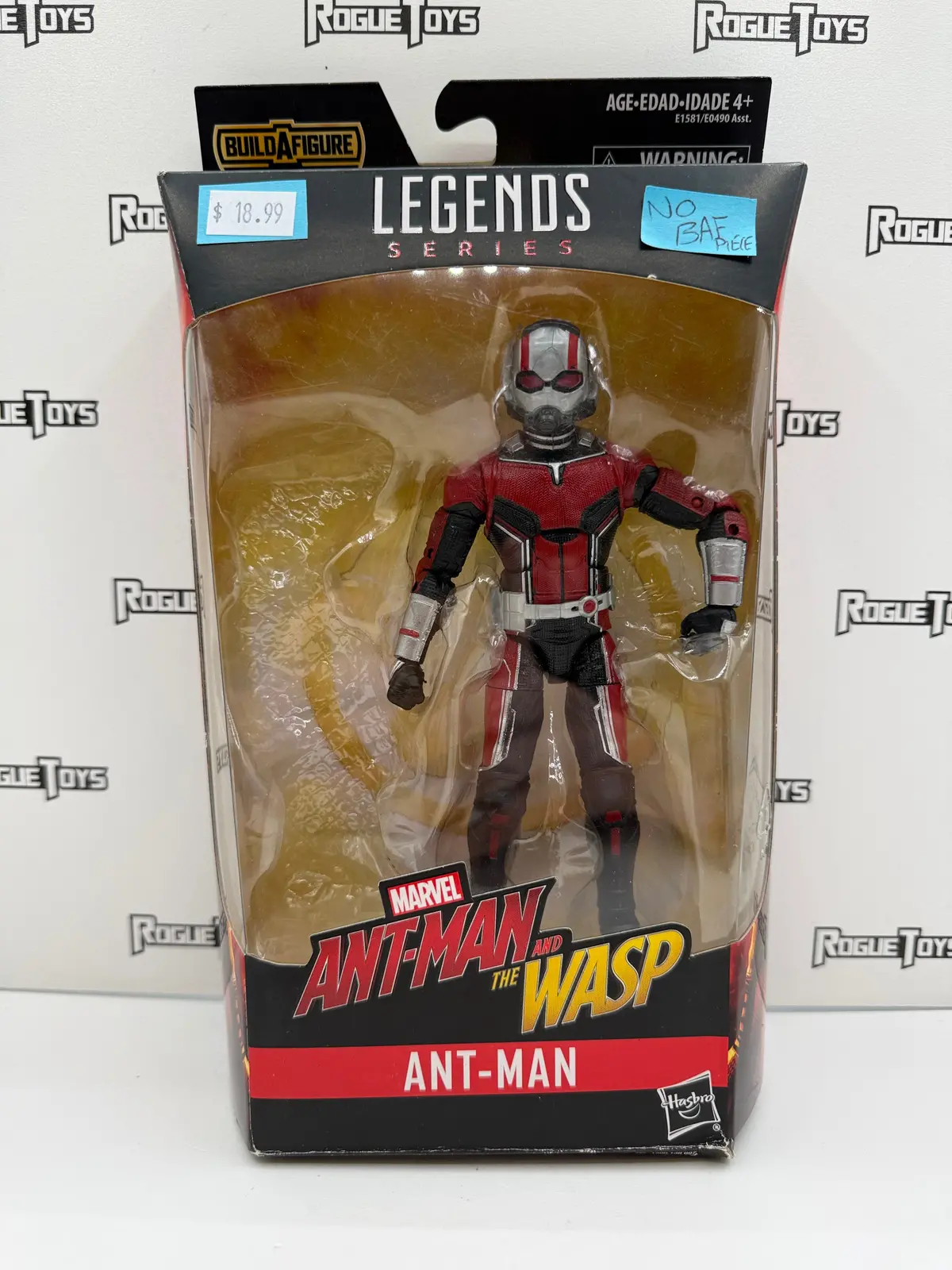 Hasbro Marvel Legends Cull Obsidian Baf Series Ant-Man And The Wasp Ant-Man 1