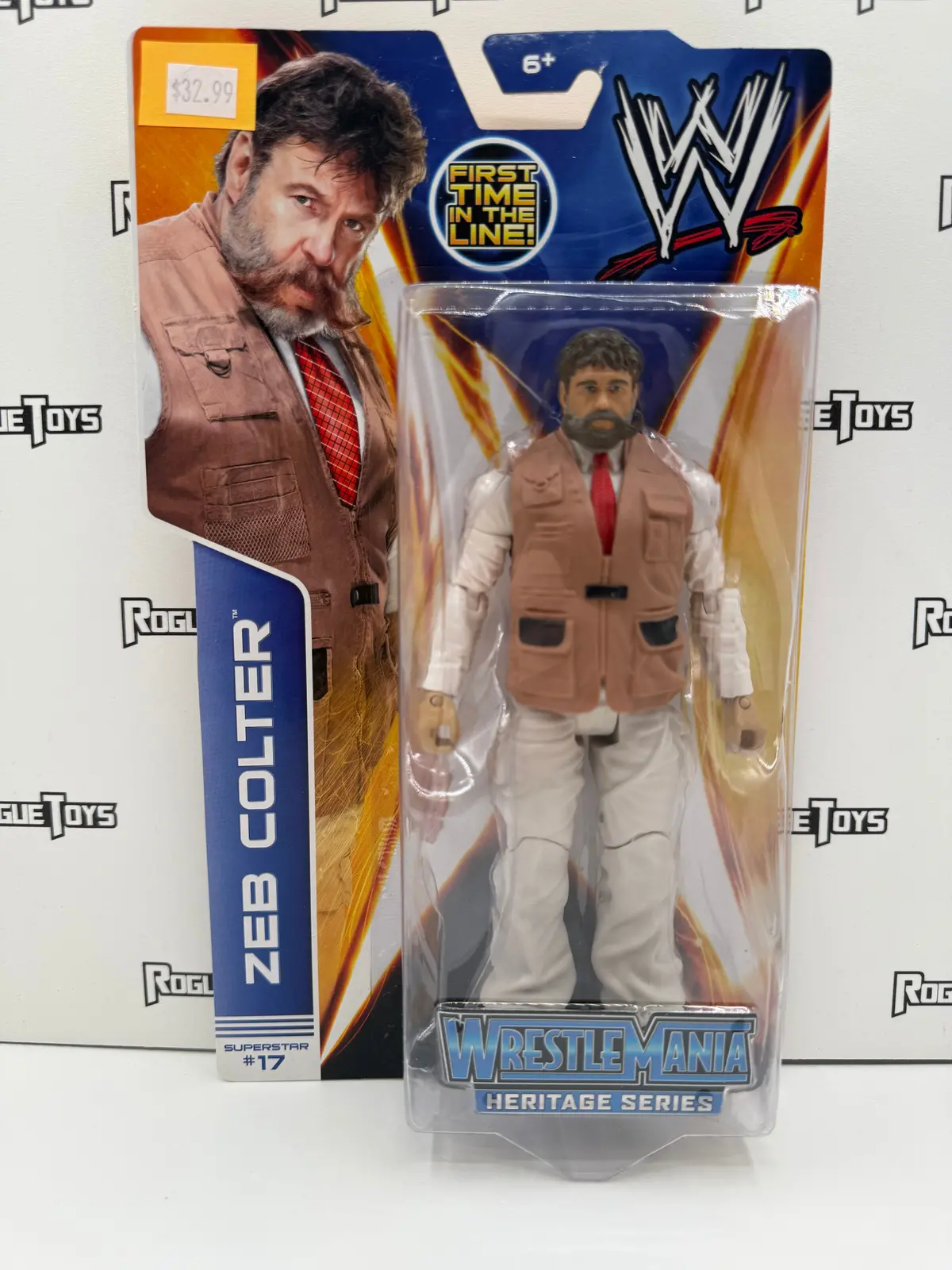 Mattel Wwe Basic Series 37 #17 Zeb Colter (Wrestlemania Heritage) 1
