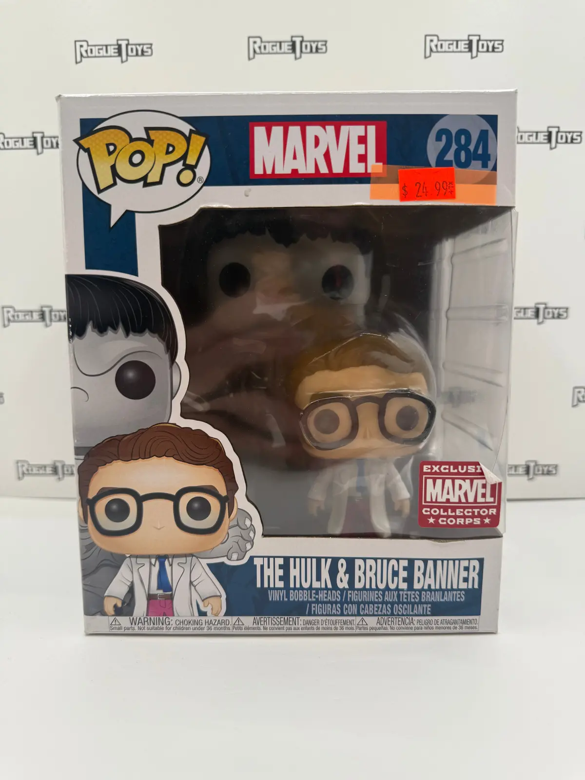 Funko Pop! Marvel The Hulk & Bruce Banner (Marvel Collector Corps Exclusive) 1