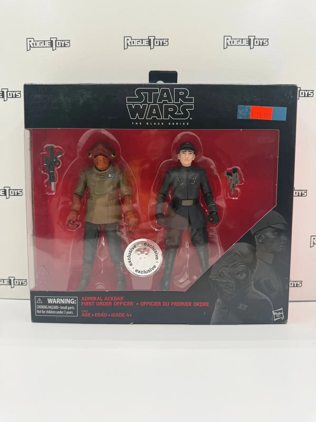 Hasbro Star Wars The Black Series Admiral Ackbar & First Order Officer (Toys ‘R’ Us Exclusive) 1