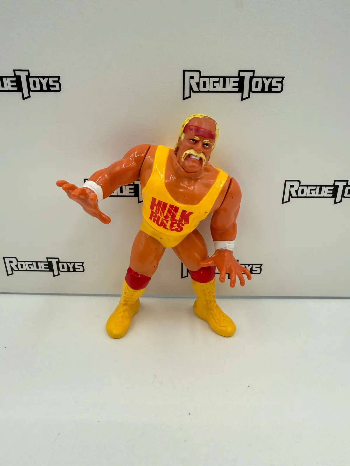 Hasbro Titan Sports Wwf Series 1 Wrestling Figure Hulk Hogan “Hulk Rules” 1