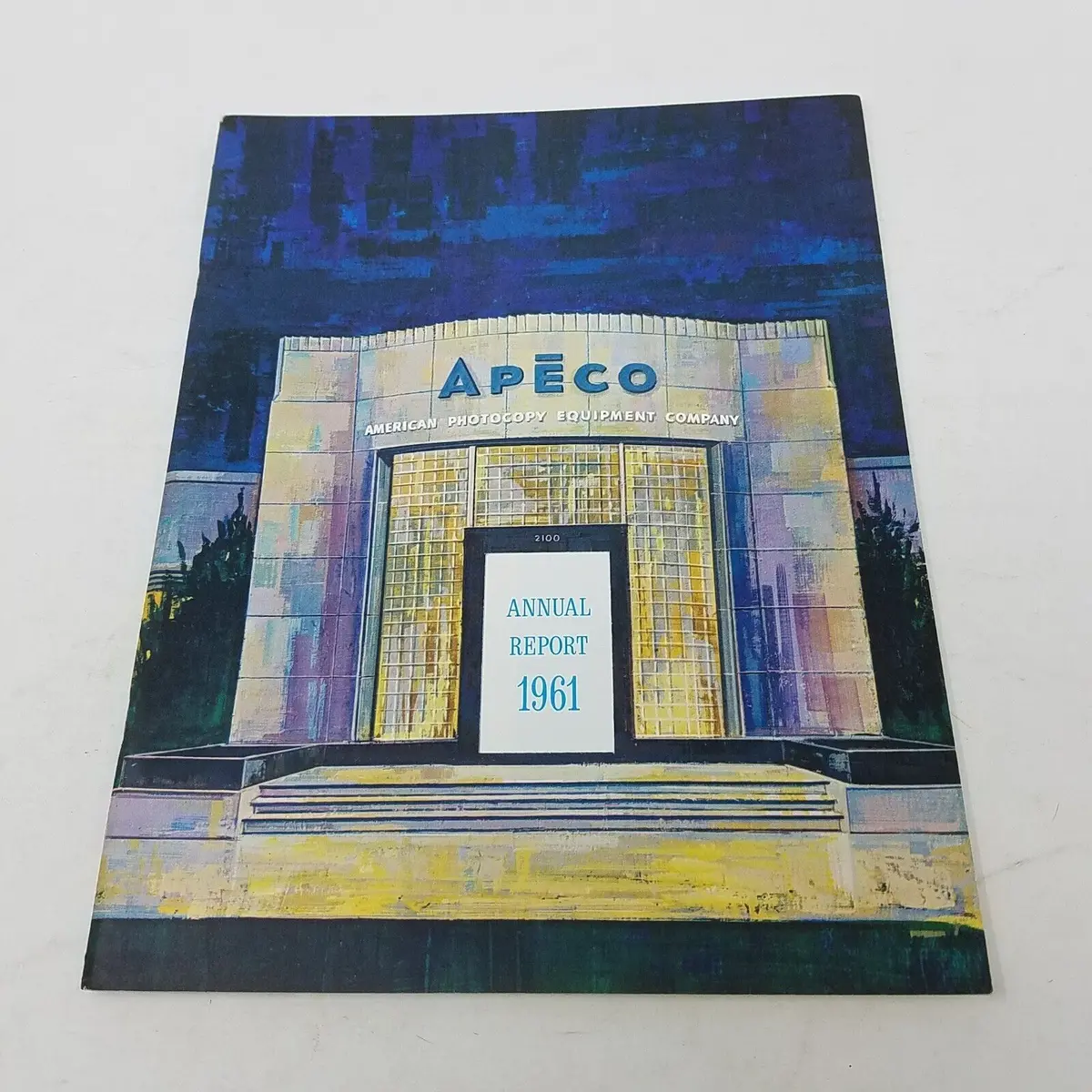 1961 Apeco American Photocopy Equipment Co Annual Report Shareholders Financials 1