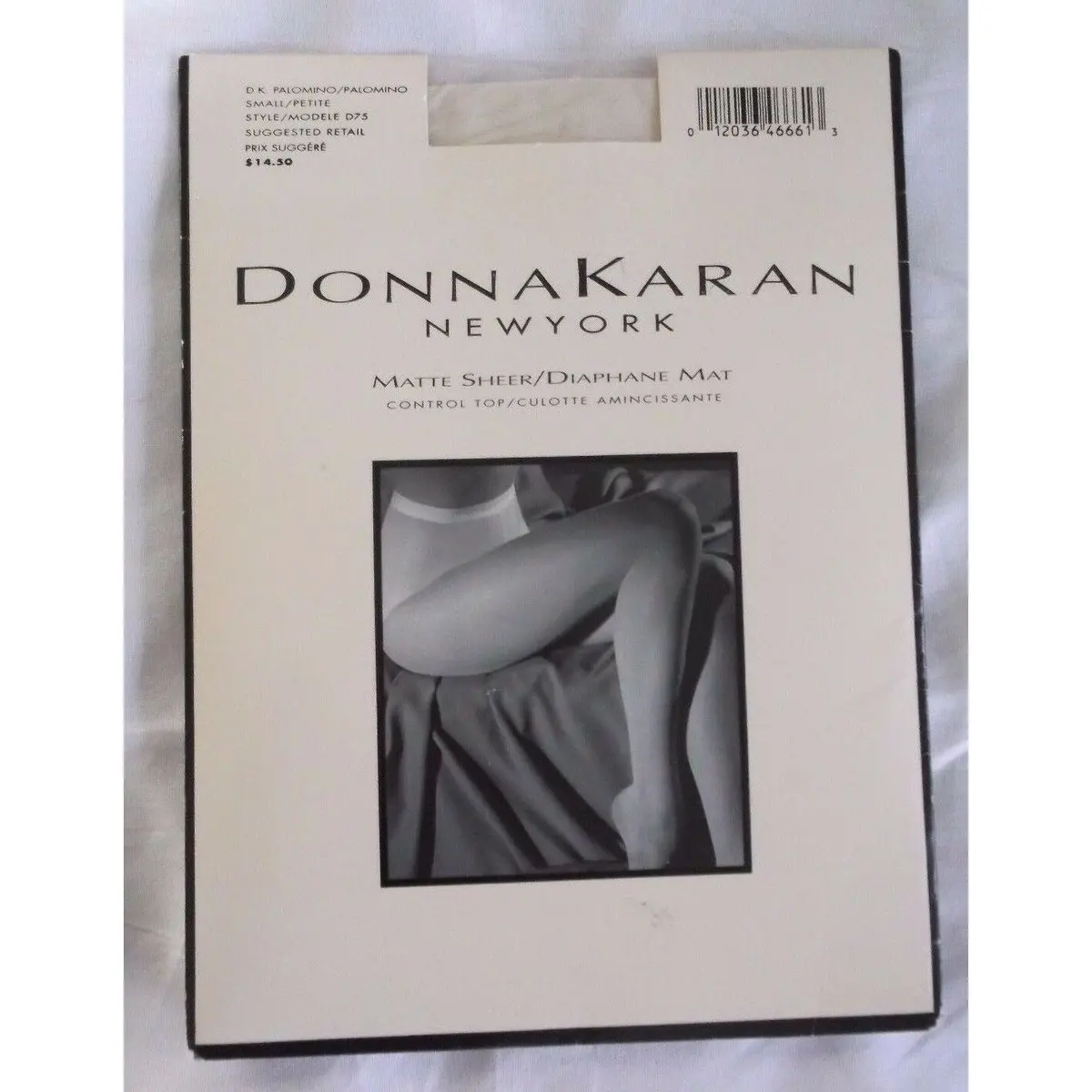 Donna Karan New York Matte Sheer Pantyhose Nylons Stockings S Usa Karen Palomino 1