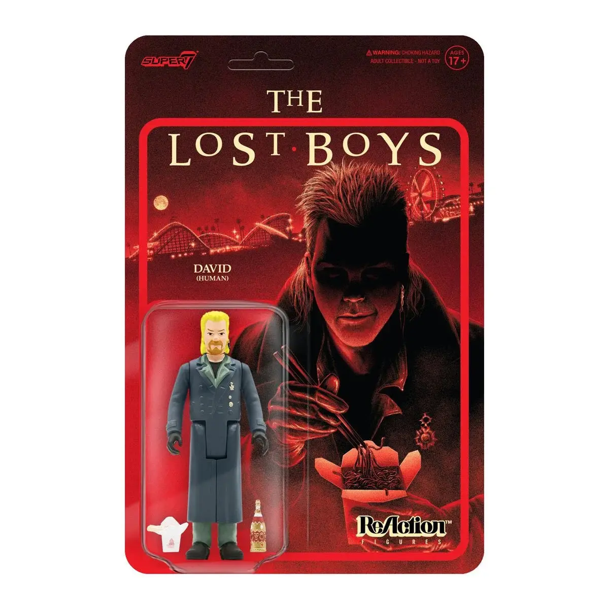 Super7 Reaction Figures - The Lost Boys - David (Human) Action Figure (81011) Low Stock 1
