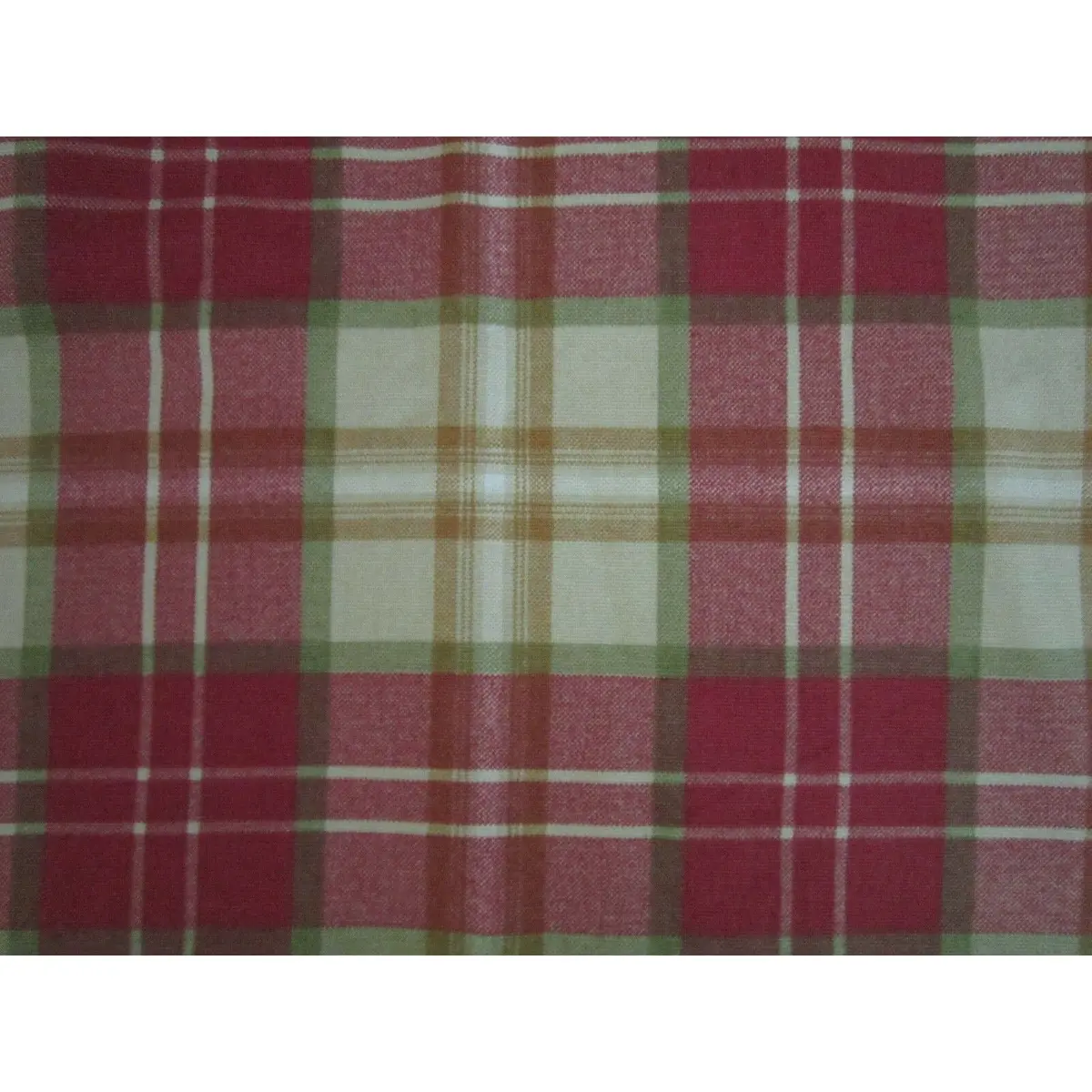 Richloom Original Design 2009 Tartan Plaid Screen Printed Fabric Us Canada 1
