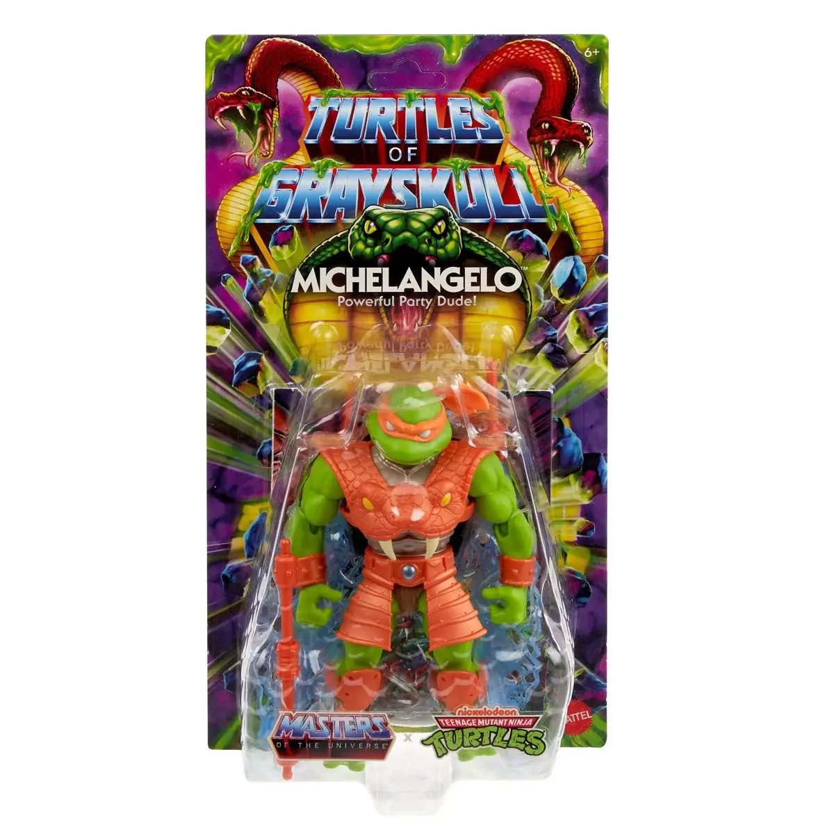 Masters Of The Universe: Turtles Of Grayskull (Wave 6) Michaelangelo Action Figure (Jbn02) 1