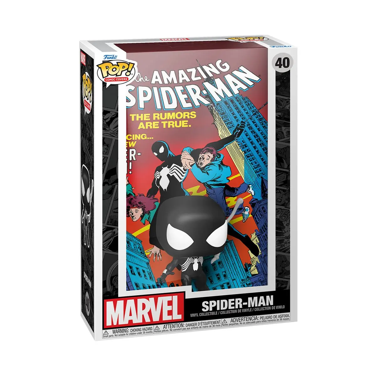 Funko Pop! Comic Covers #40 - The Amazing Spider-Man #252 - Vinyl Figure In Hardcase (72503) 1