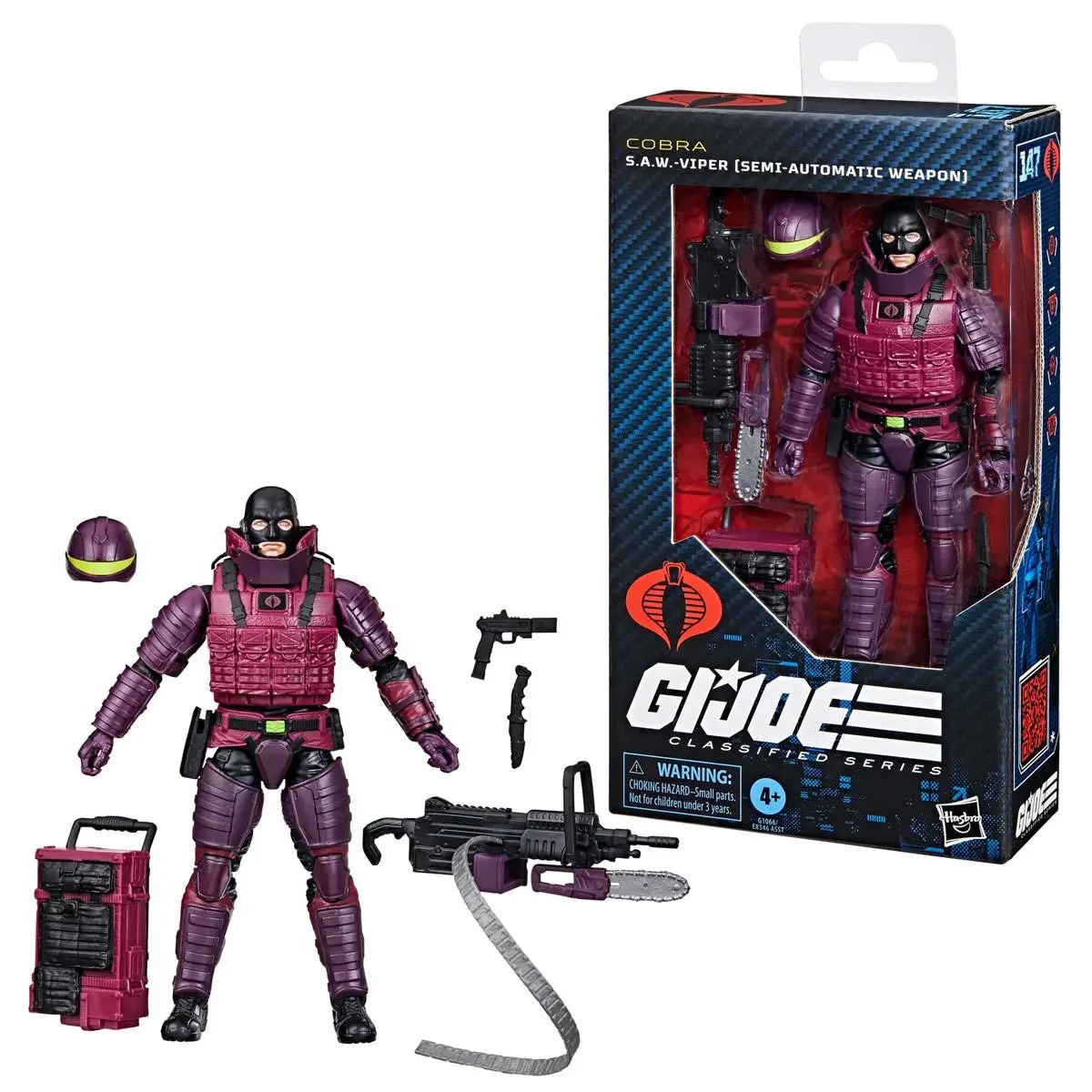 G.I. Joe: Classified Series #147 - S.A.W.-Viper (Semi-Automatic Weapon) Action Figure (G1066) 1