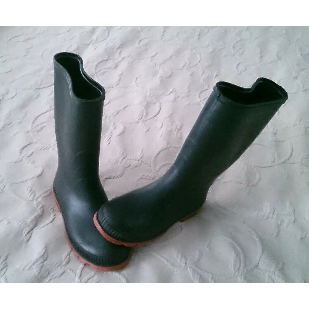 Rubber Rain Mud Boots Galoshes Waterproof Pull Slip On Womens 7 Mens 5 Canada 1