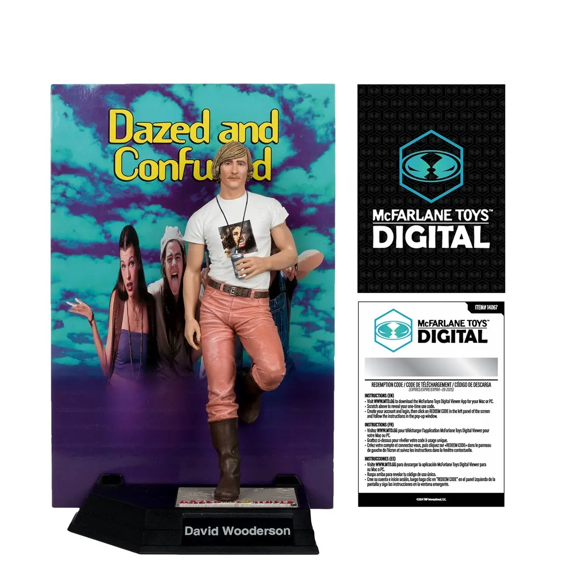 Movie Maniacs - David Wooderson (Dazed And Confused) Posed Figure W Mcfarlane Digital Collectible (14067) Last One! 1