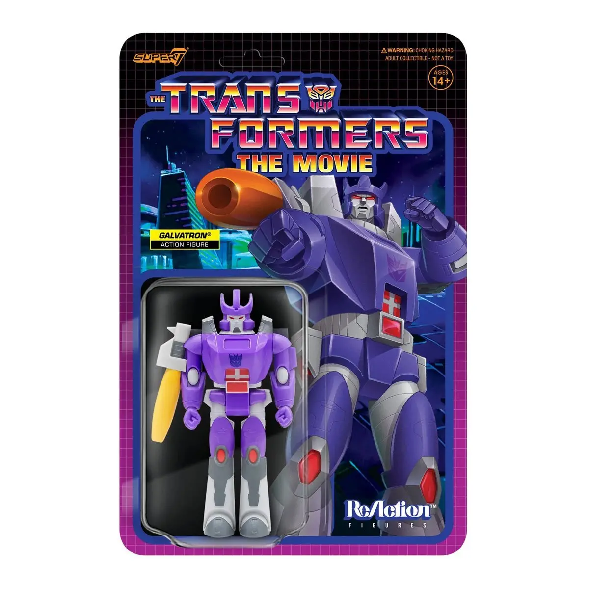 Super7 Reaction Figures - Transformers - Galvatron Action Figure (80952) Low Stock 1
