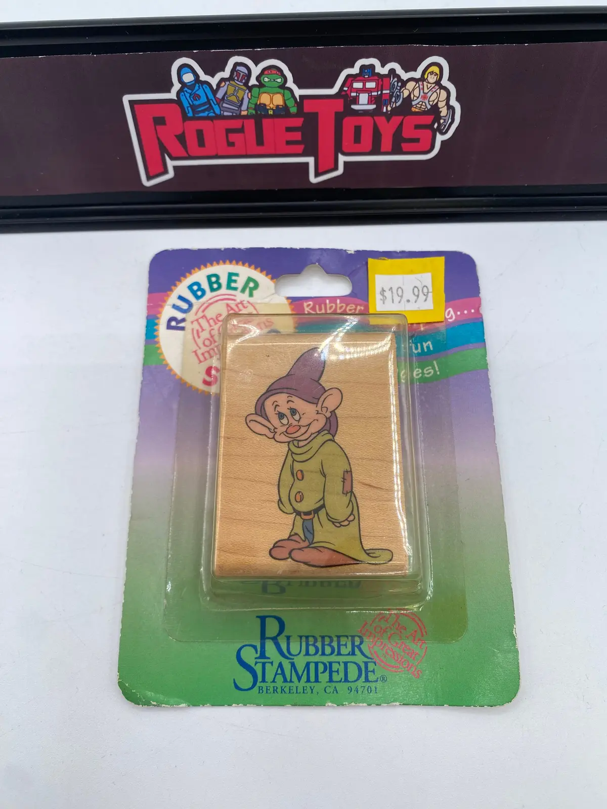 Rubber Stampede Walt Disney Snow White And The Seven Dwarfs Dopey 1