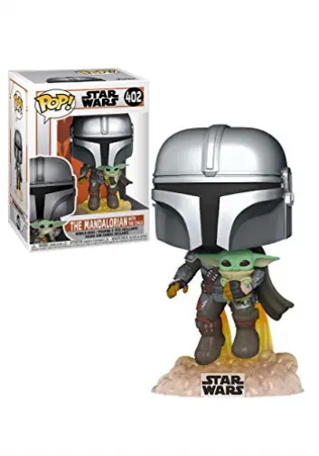 Funko Pop! Star Wars - The Mandalorian #402 - The Mandalorian With The Child Vinyl Bobble-Head Figure 1