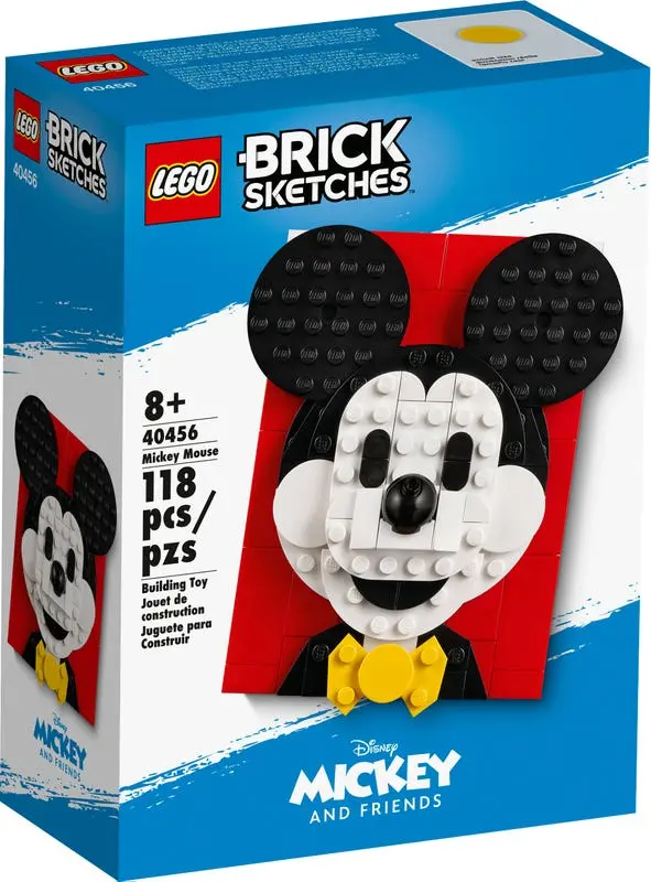 Lego Brick Sketches - Mickey And Friends - Mickey Mouse (40456) Building Toy Low Stock 1