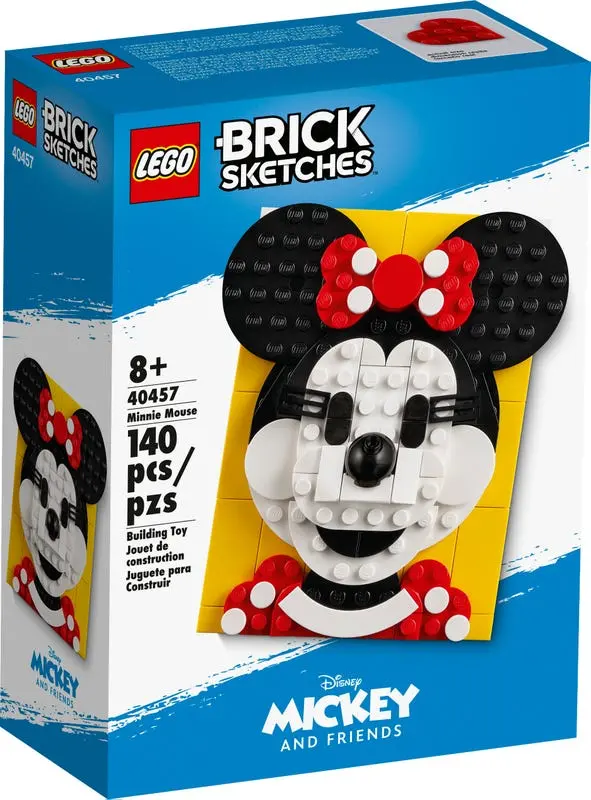 Lego Brick Sketches - Mickey And Friends - Minnie Mouse (40457) Building Toy Low Stock 1