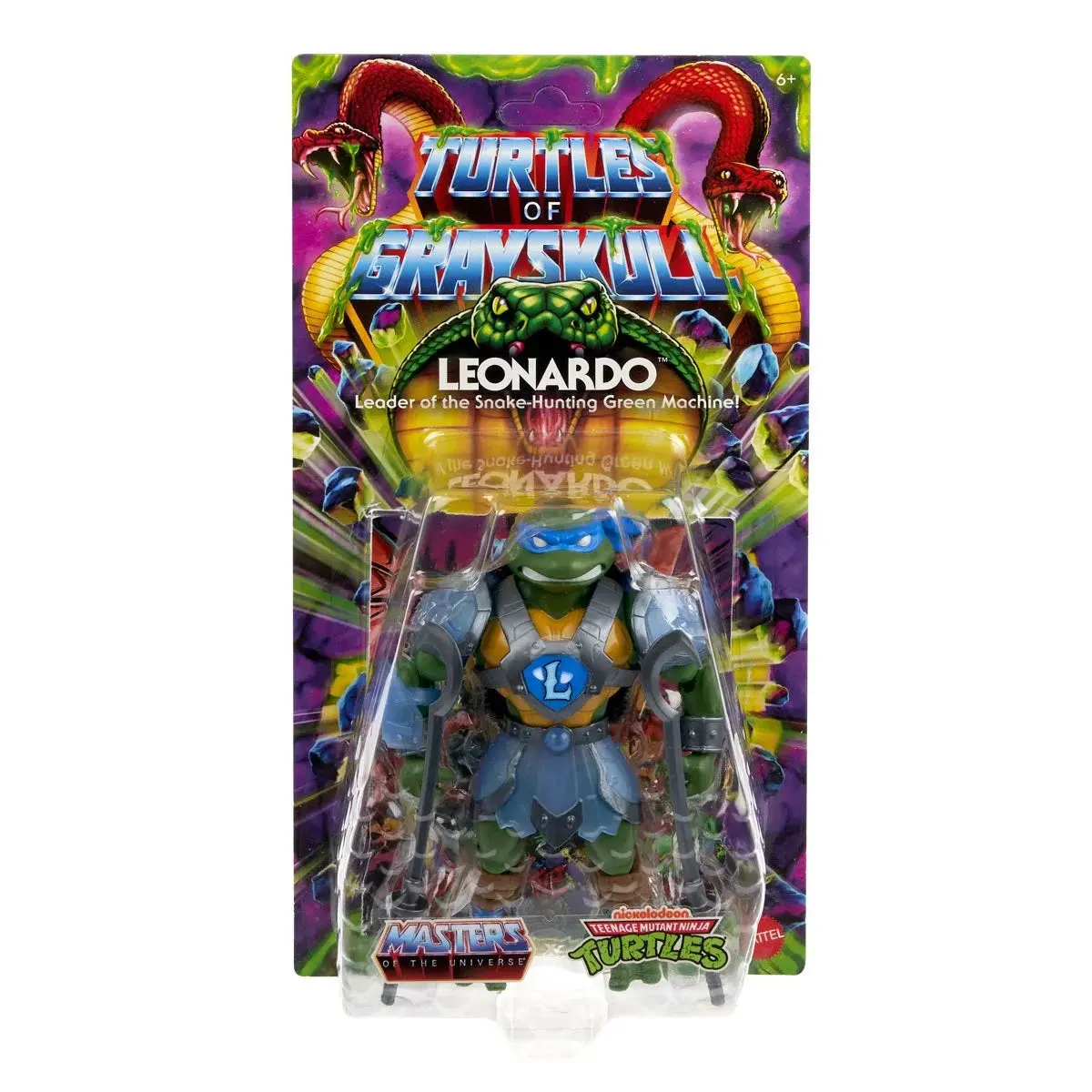 Masters Of The Universe: Turtles Of Grayskull (Wave 6) Leonardo Action Figure (Jbn03) 1