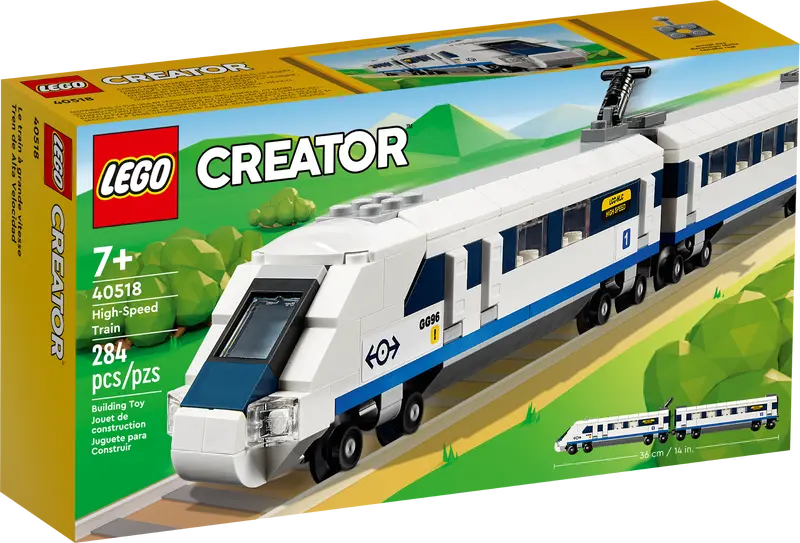 Lego Creator - High-Speed Train (40518) Building Toy Low Stock 1