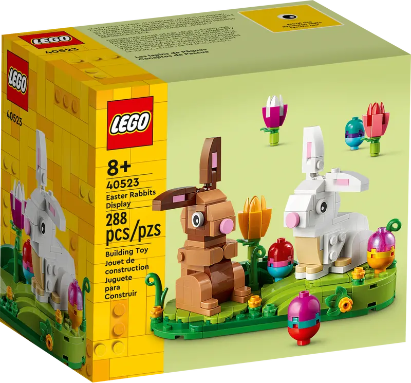 Lego Exclusives - Easter Rabbits Display (40523) Exclusive Building Toy Last One! 1