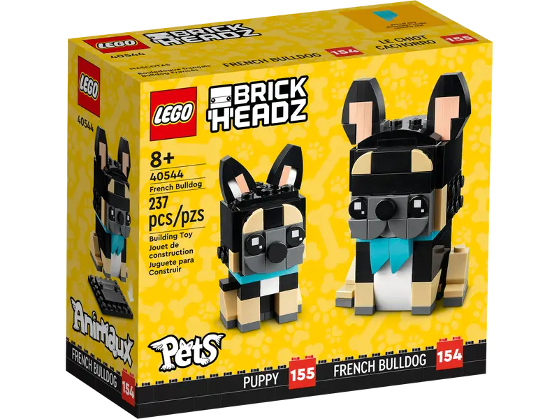 Lego Brickheadz: Pets - Puppy And French Bulldog Retired Building Toy (40544) Last One! 1